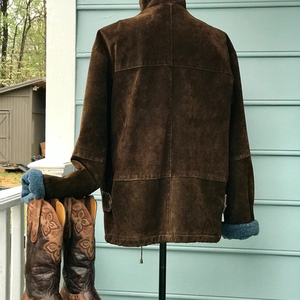 Reversible leather jacket - Picture 4 of 8